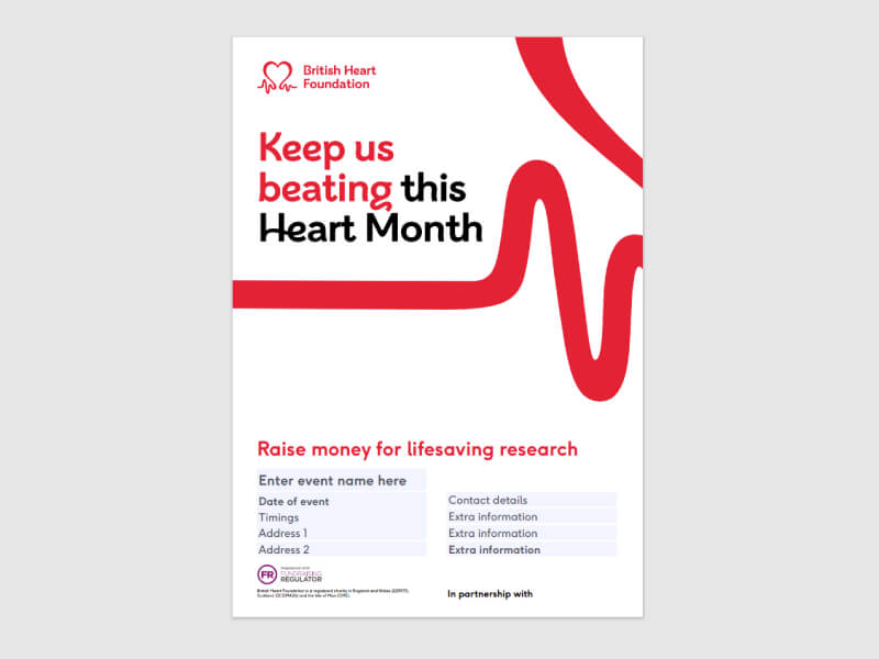 Fundraising poster