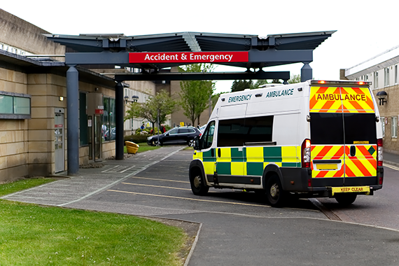 Ambulance at A&E