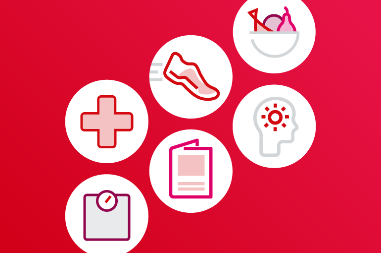 Graphic with icons related to the NACR report