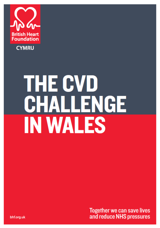 The CVD Challenge in Wales leaflet front cover