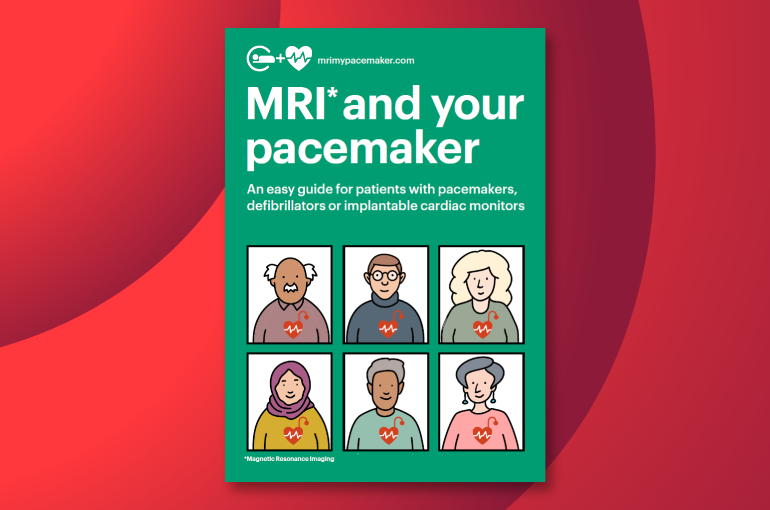 Front cover of the MRI MyPacemaker guide