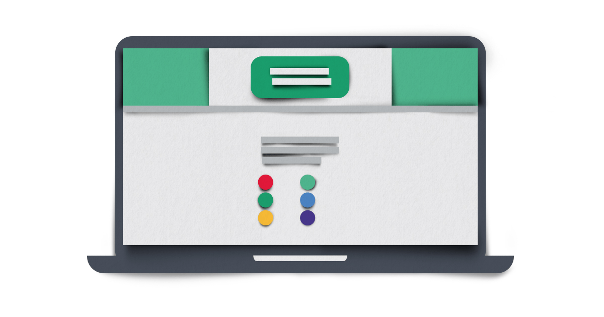 Illustration of a laptop