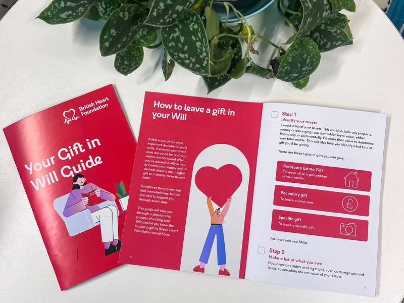 Get a free guide to making your Will - BHF
