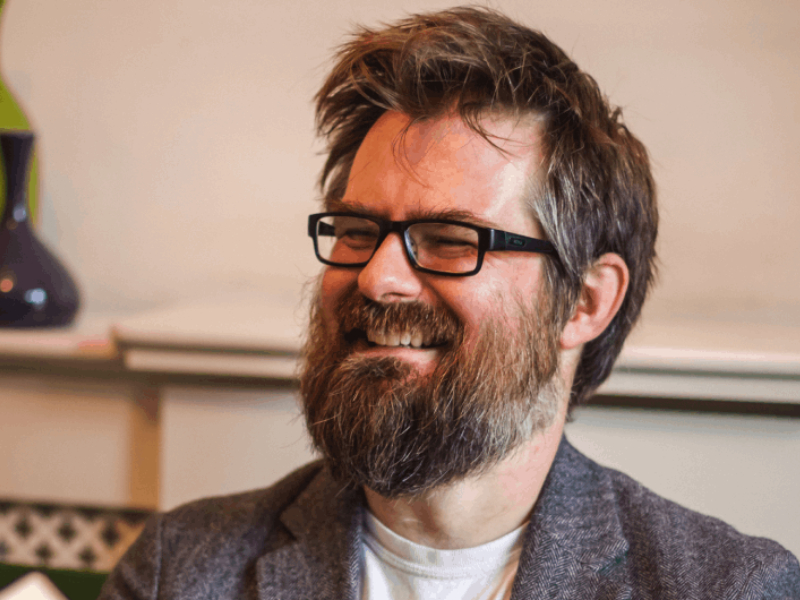 A photo of Ricky laughing