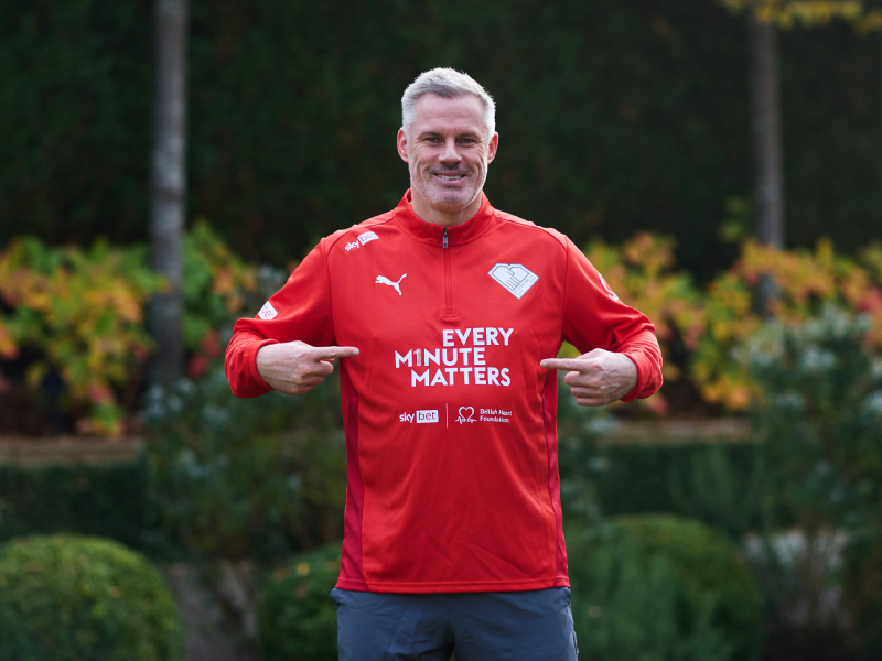 Footballer Jamie Carragher.