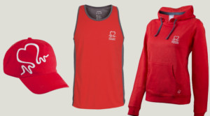 BHF branded sports clothes