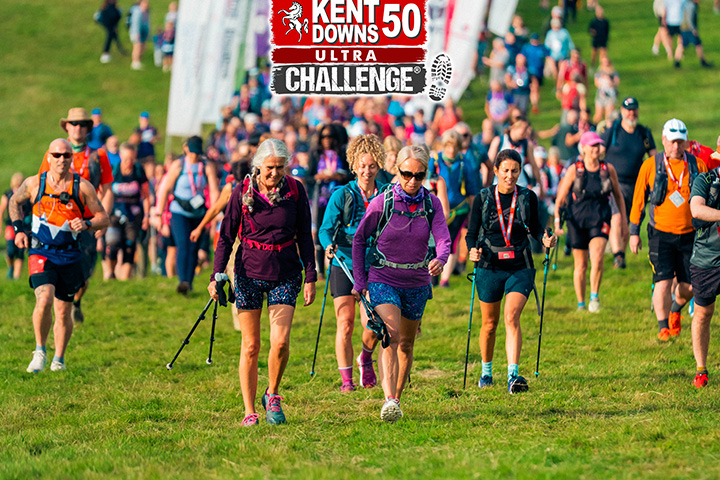 Participants in the Kent Down 50 Challenge