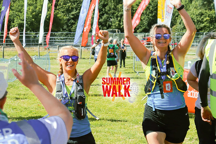 Trekkers in the London Summer Walk
