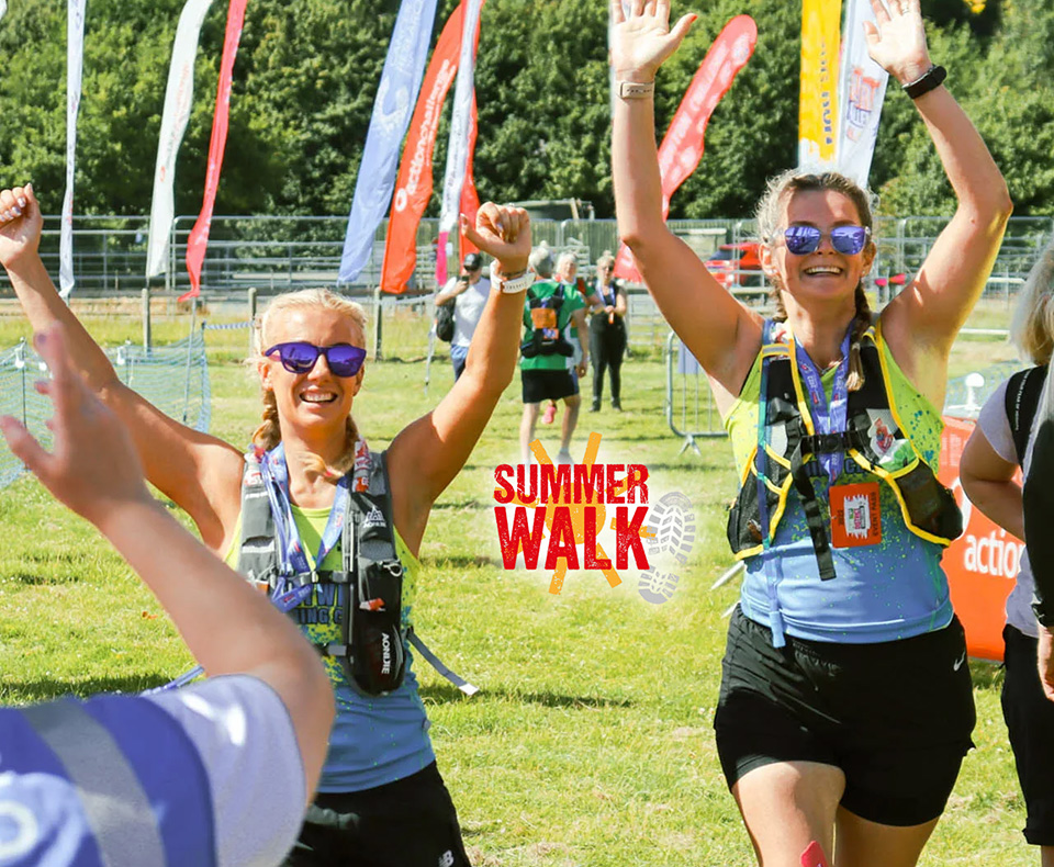 Trekkers in the London Summer Walk Challenge