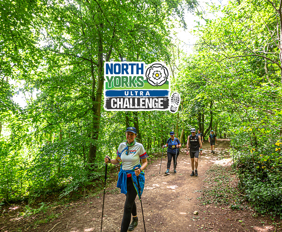 Trekkers in the North Yorks Challenge