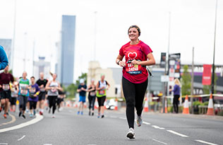 Manchester Marathon runner