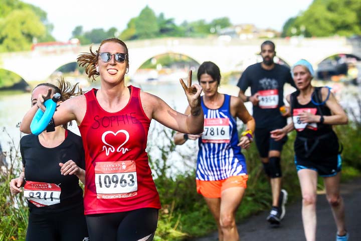 Participant at Richmond runfest