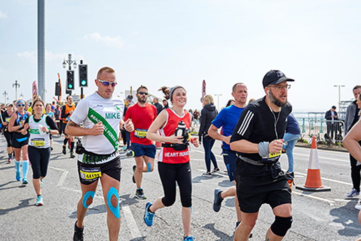Participants at Brighton-Marathon