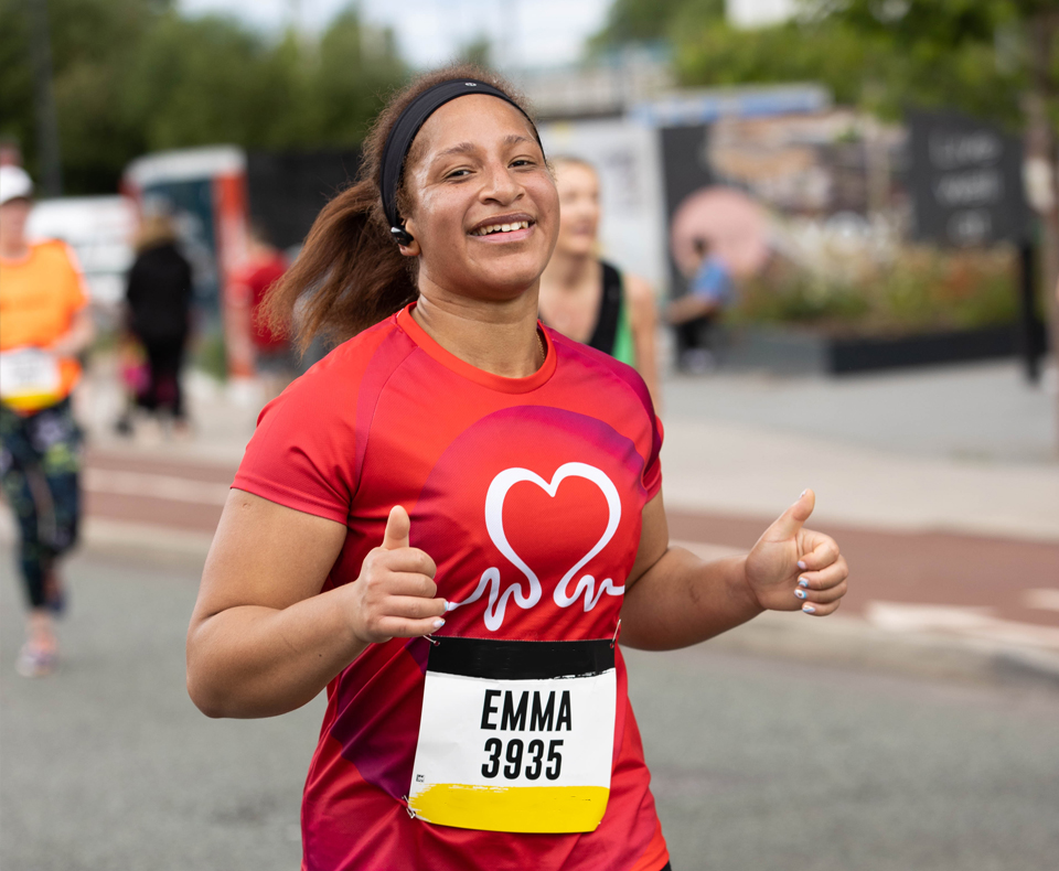 Person running