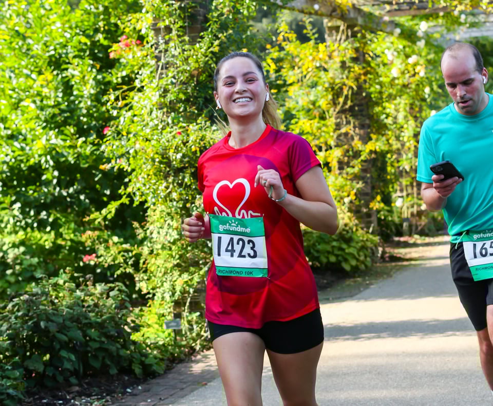 Person runnning