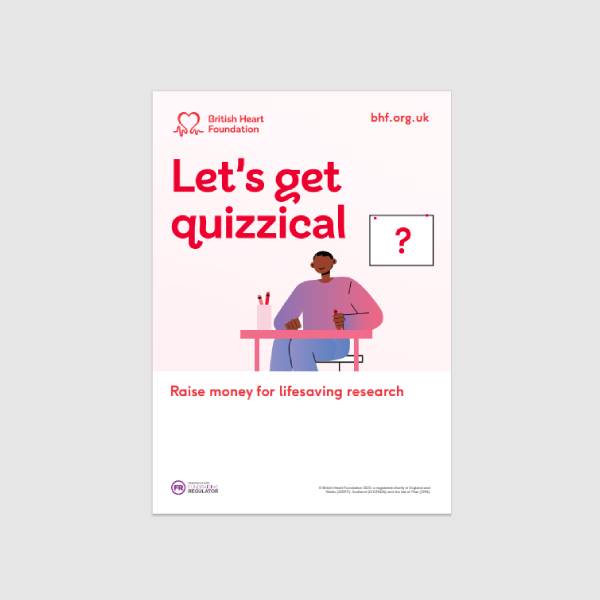 Quiz fundraising poster