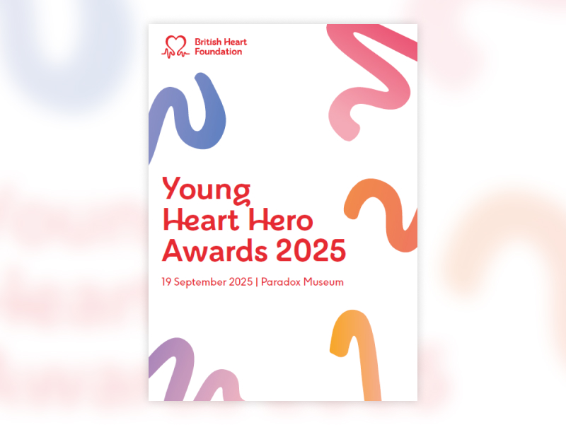 Cover of the Young Heart Hero Awards 2025 programme