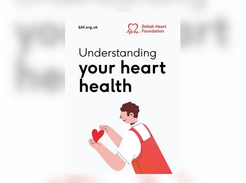 front cover of BHF's understanding heart health booklet