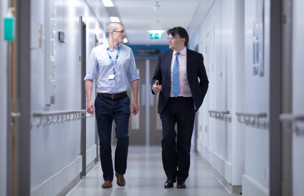 Image of Dr Paul Scully and Professor James Moon