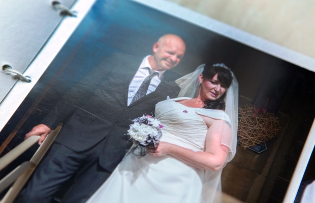Ian and Teresa on their wedding day