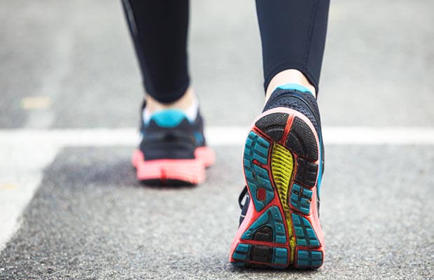 A person running