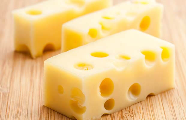 Blocks of cheese