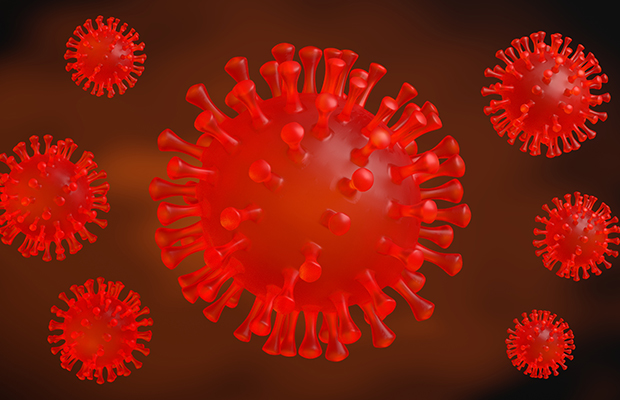 Coronavirus 3D cell
