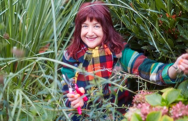 Justine in the grass