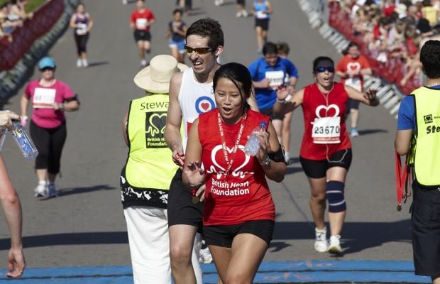 BHF runner