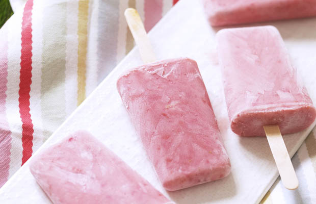 Summer fruit smoothie ice lollies