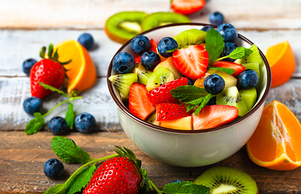 Bowl of fruit salad