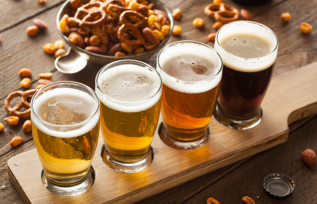 Selection of beers