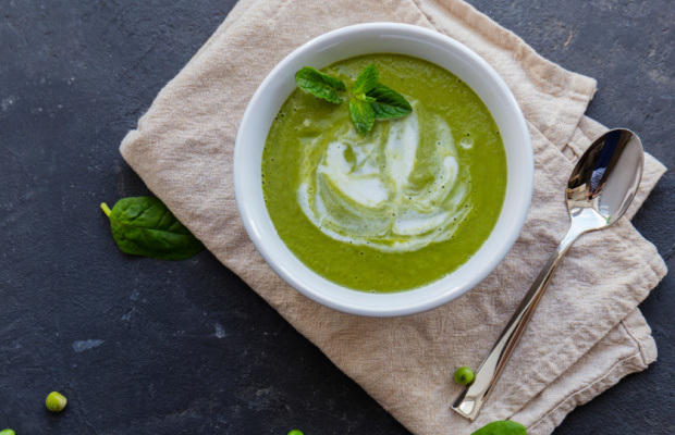 Pea and mint soup | BHF