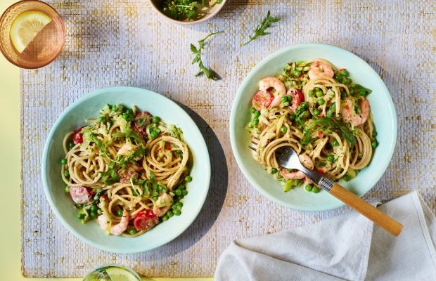 Creamy prawn pasta | BHF