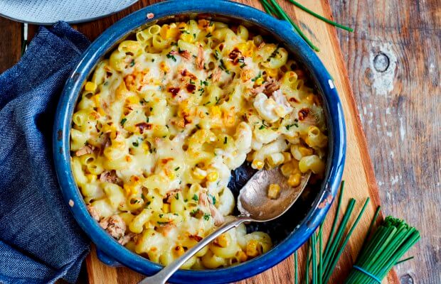 Tuna and sweetcorn pasta bake | BHF