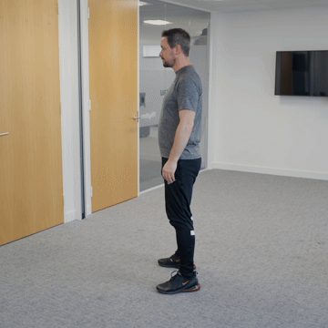 Andrew Scard demonstrates high knees 