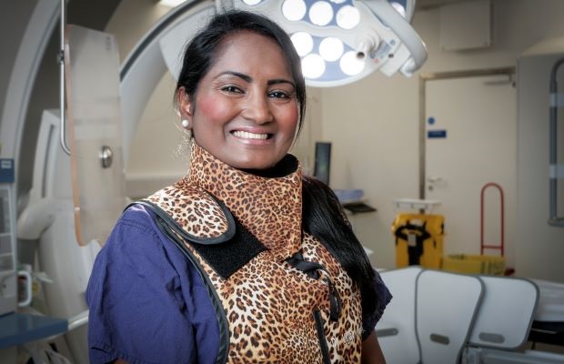 Professor Vijay Kunadian at the Freeman Hospital in Newcastle