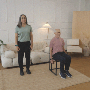 Hara and Peter performing V taps.