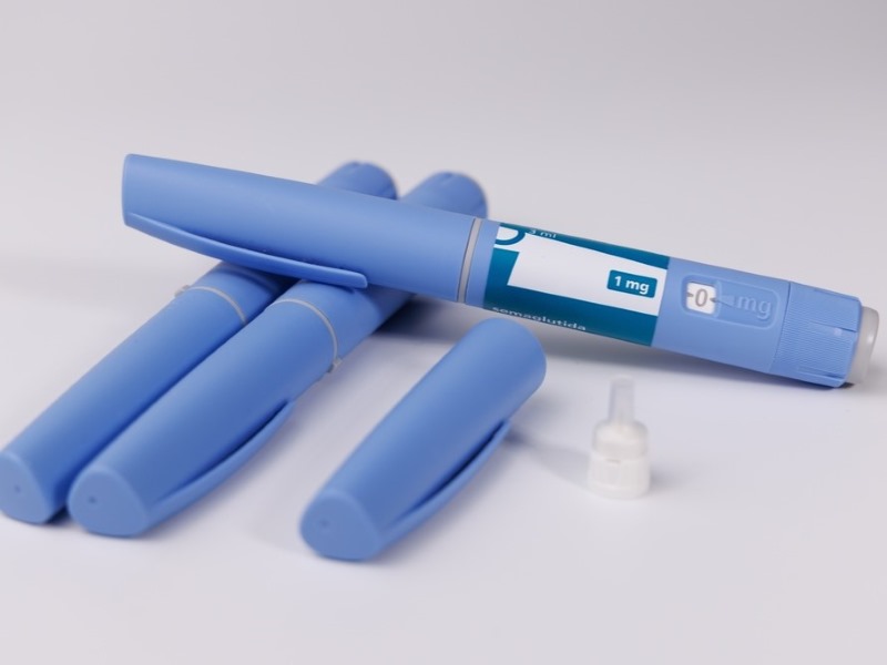 Weight-loss injection pens on a table.