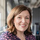 A headshot of Victoria Taylor in an office.