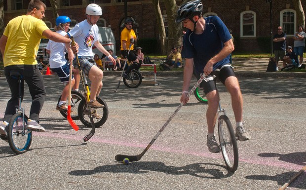 Unicycle Hockey