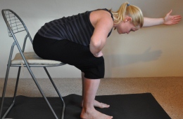 Yoga seated forward stretch 
