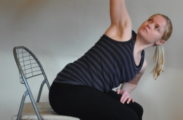 Yoga triangle variation 