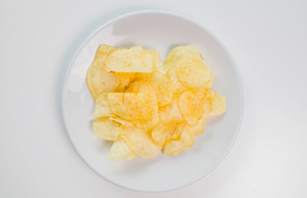 100 calories in crisps