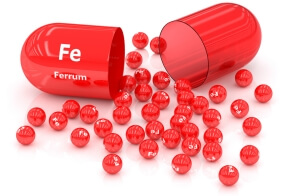 Red iron supplements
