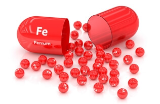 Red iron supplements