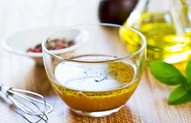 Homemade mustard vinaigrette