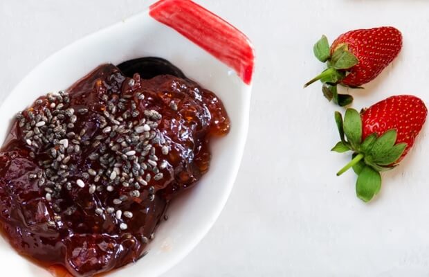 Chia and berry jam