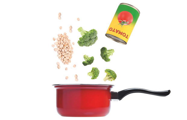 Broccoli and chickpea pasta sauce