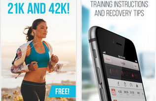 Marathon running app